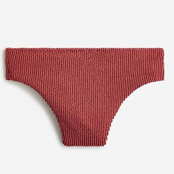 NWT J.Crew Scrunchie high-rise bikini bottom in black size 3X - Picture 2 of 7